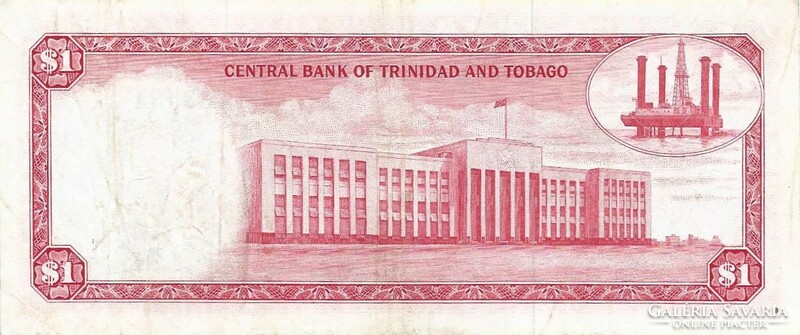 1 Dollar 1964 Trinidad and Tobago 2. Signo rare beautiful