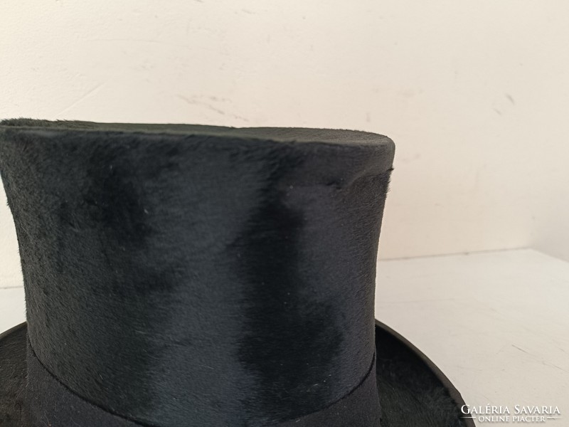 Antik cilinder kalap ruha film színház jelmez kellék sérült 931 8612