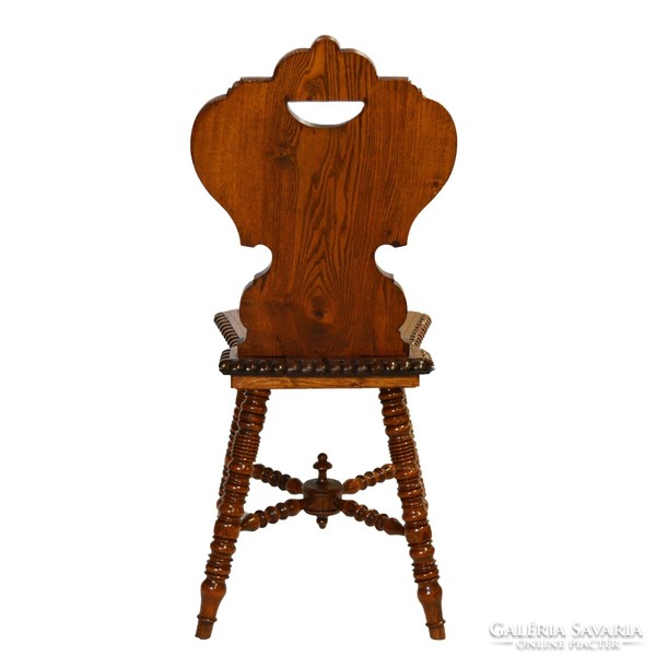 Carved peasant chair