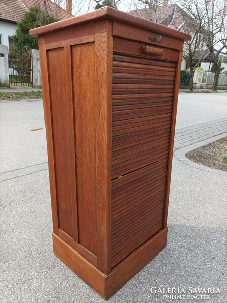 Original antique, old, Károly Lingel shuttered furniture, storage cabinet with many drawers