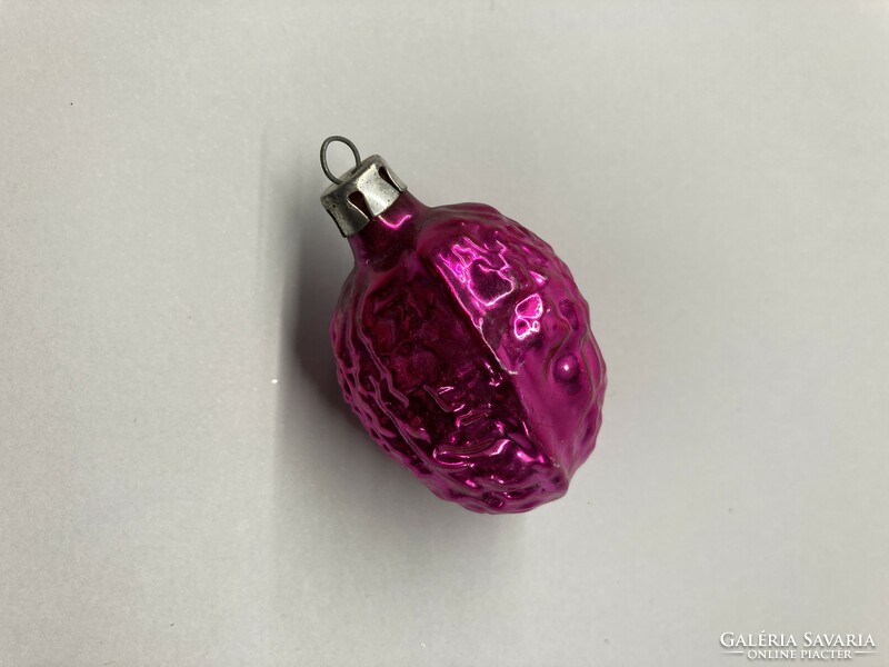 Old Christmas tree decoration glass nuts