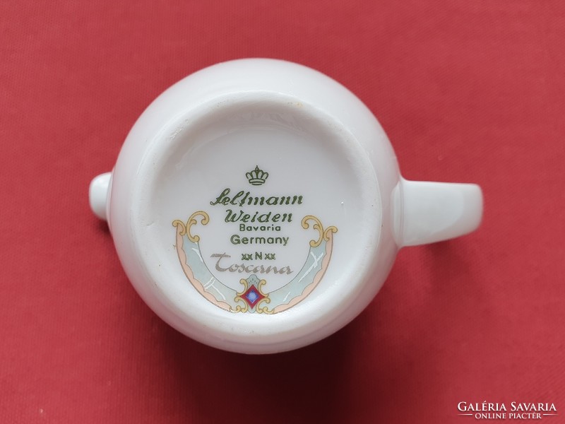 Seltmann Weiden Bavaria Toscana német porcelán tej tejszín kiöntő