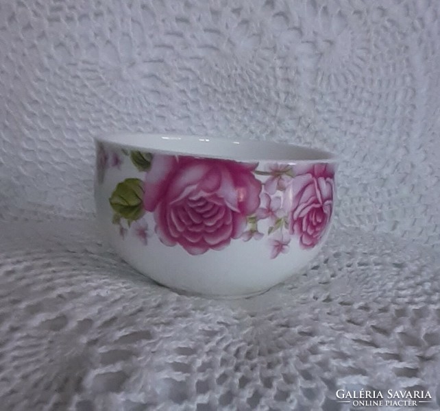 2 db rózsás porcelán tálka