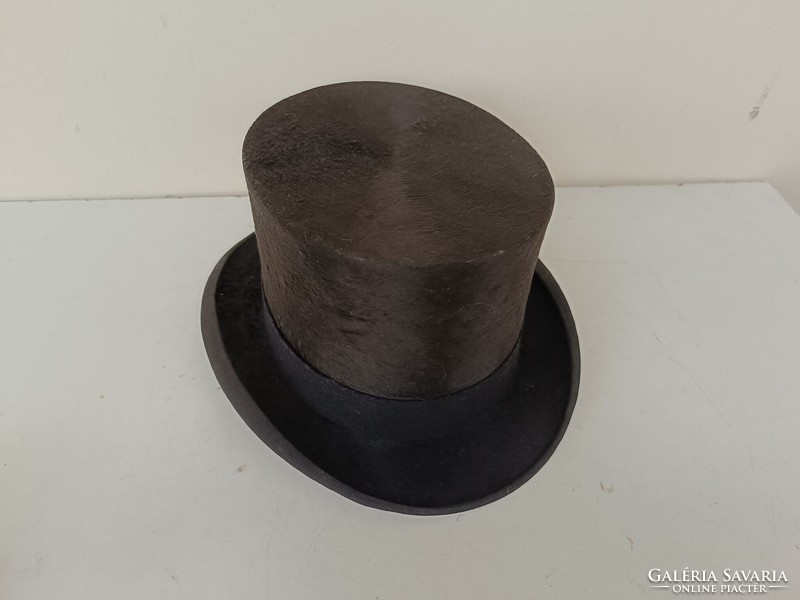 Antique top hat dress film theater costume prop 917 8611