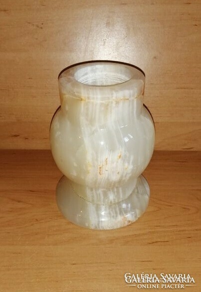 Márvány váza 14 cm 1,58 kg (z)