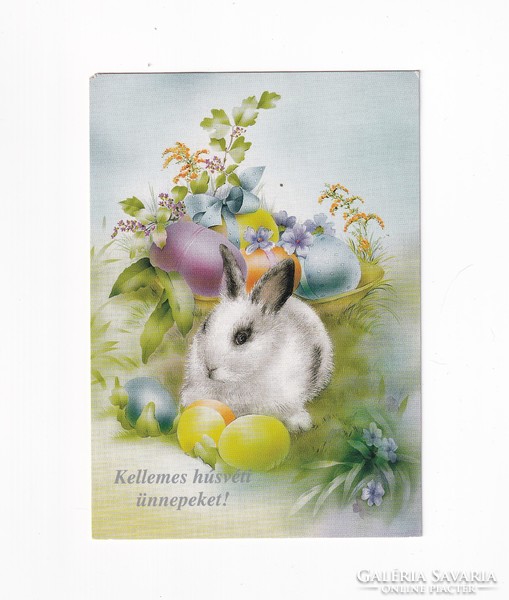 H:19 Húsvéti Üdvözlő képeslap  postatiszta