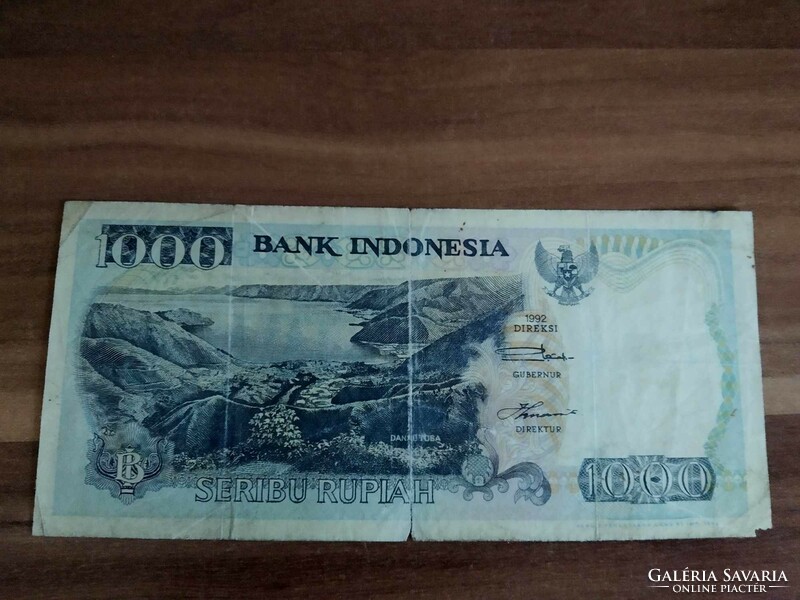 1000 Rupiah, Indonesia, 1992