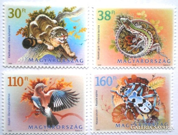 S4646-9 / 2002 Animal world of Hungary i. Postage stamp