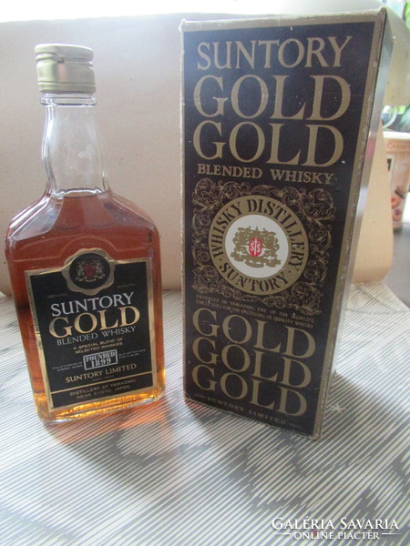 Skót whisky - GOLD - saját dobozában