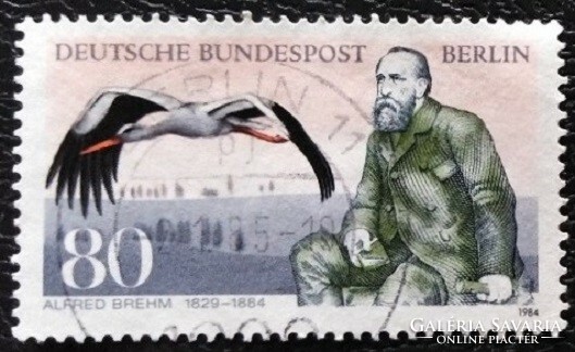 BB722p / Németország - Berlin 1984 Alfred Edmund Brehm bélyeg pecsételt