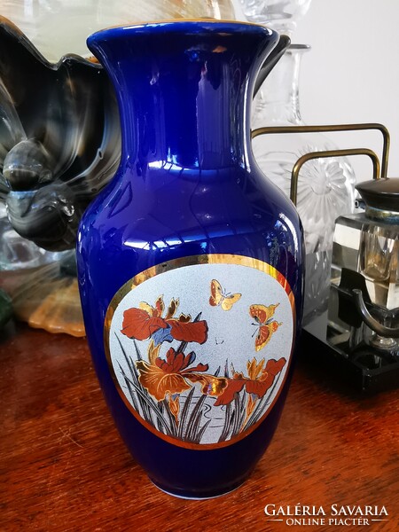 Japanese butterfly vase