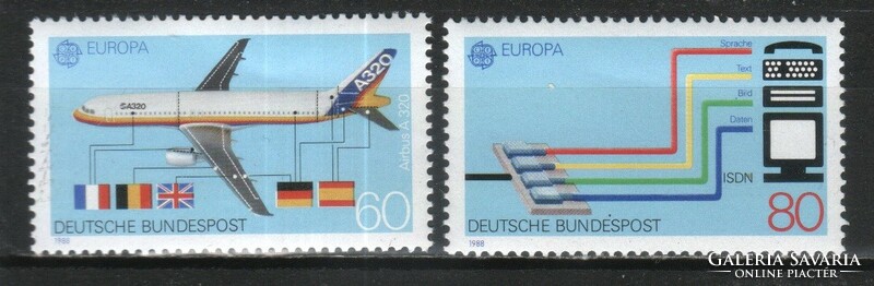 Postatiszta Bundes 1853 Mi 1367-1368     2,80 Euró