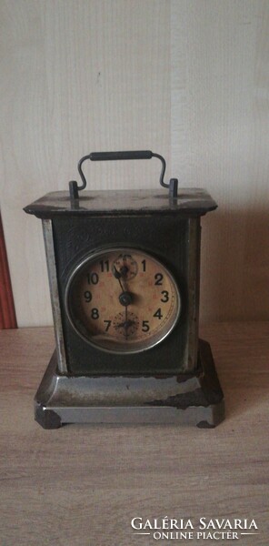 Antique old traveling clock