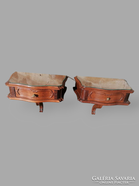 Pair of baroque nightstands