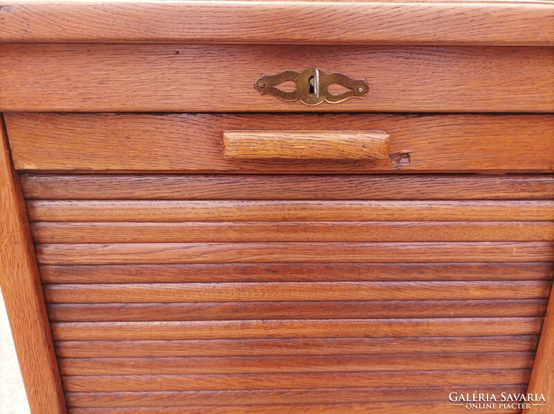 Original antique, old, Károly Lingel shuttered furniture, storage cabinet with many drawers