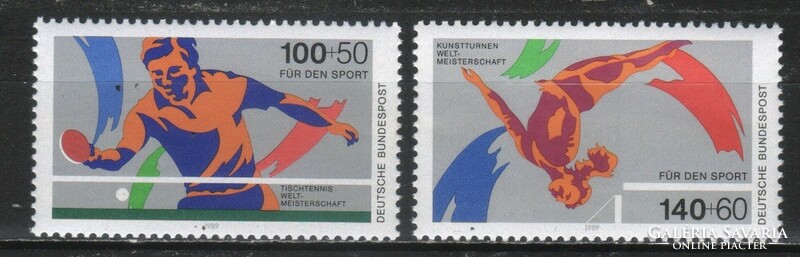 Postatiszta Bundes 1952 Mi 1408-1409     5,50 Euró