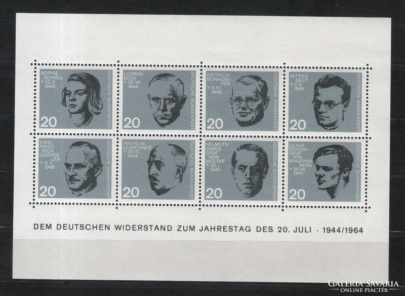Postatiszta Bundes 2599 Mi Block 3    8,00 Euró