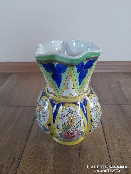 Antik osztrák Gmunden kerámia váza