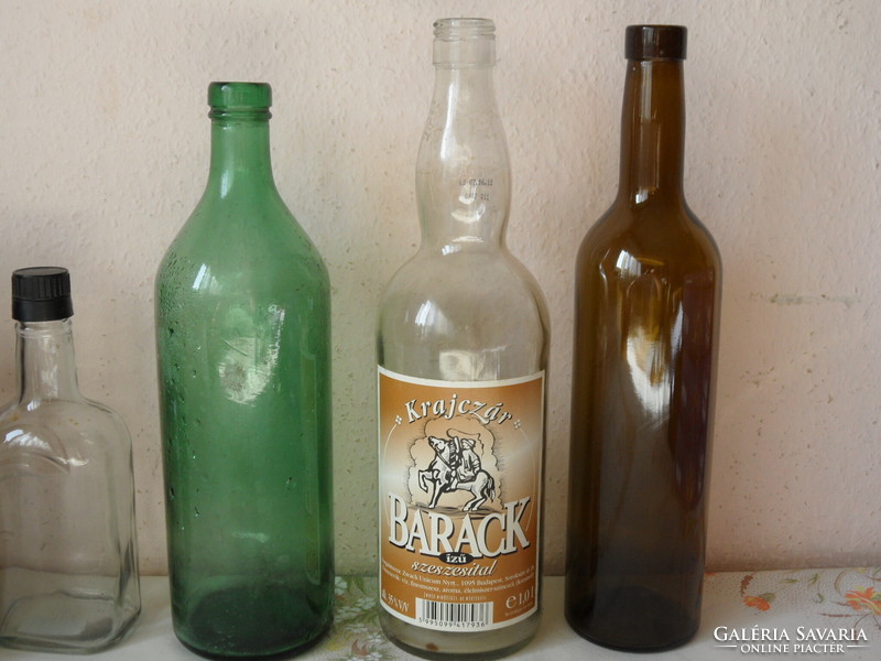 Older empty glass package (6 pcs.)