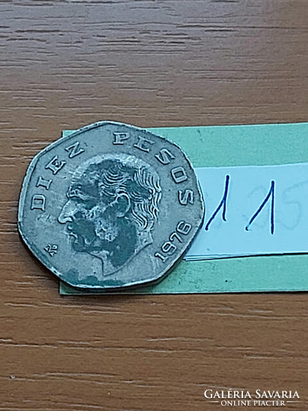 Mexico mexico 10 pesos 1976 copper-nickel 11