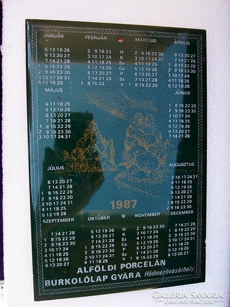 Alföldi rare tile calendar