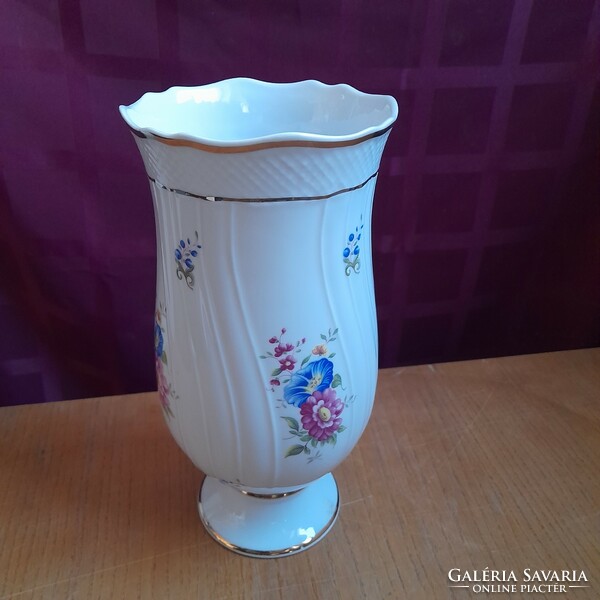 Hajnalka pattern larger raven house vase - flawless