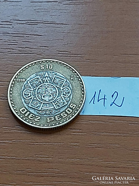 Mexico mexico 10 pesos 1998 bimetal 142.