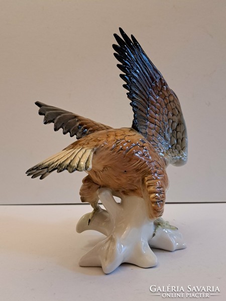 Rare!! Large marked karl ens germany german porcelain eagle figure