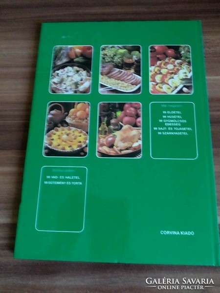 Mari Lajos, Károly Hemző: 99 garnishes and vegetables with 33 color photos, 1985 edition