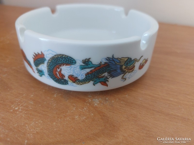 (K) szép kis kínai porcelán hamuzó