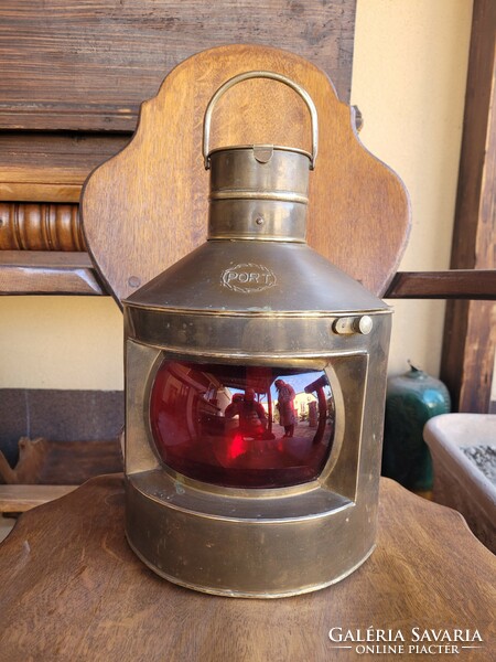 Ship sailor copper relic, ship lamp