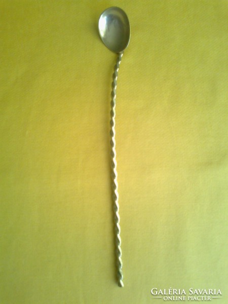 Drink mixing spoon