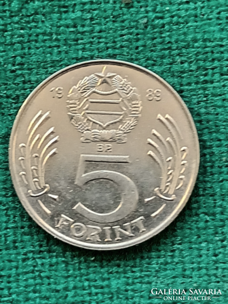 5 Forint 1989 ! Szép !