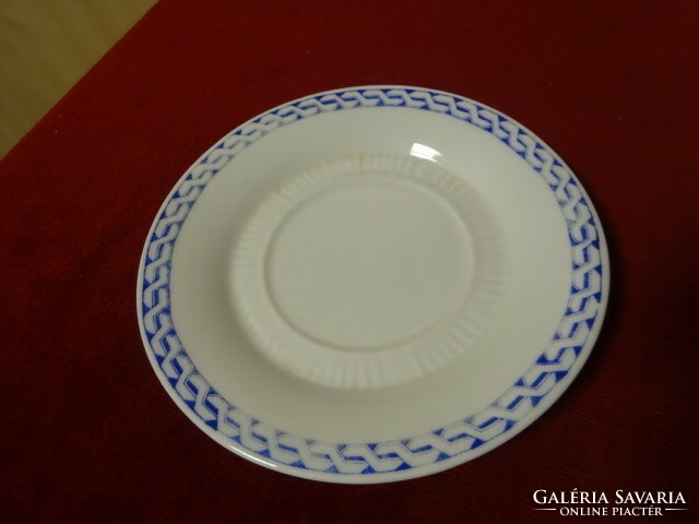 Czechoslovakian porcelain teacup coaster, diameter 15.3 cm. Jokai.