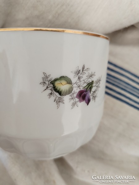 Violet porcelain cup - Czechoslovakia