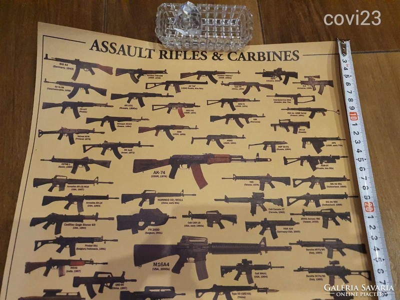 Fegyverek poszter plakát újak szocreál kádár