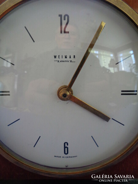 Vintage weimar electric germany table clock