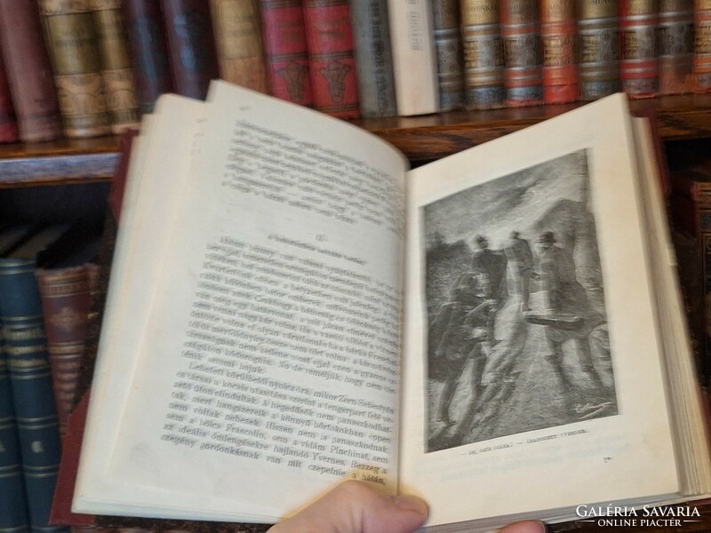 1901-ANTIK  VERNE második kiadás : AZ ÚSZÓ SZIGET-  FRANKLIN