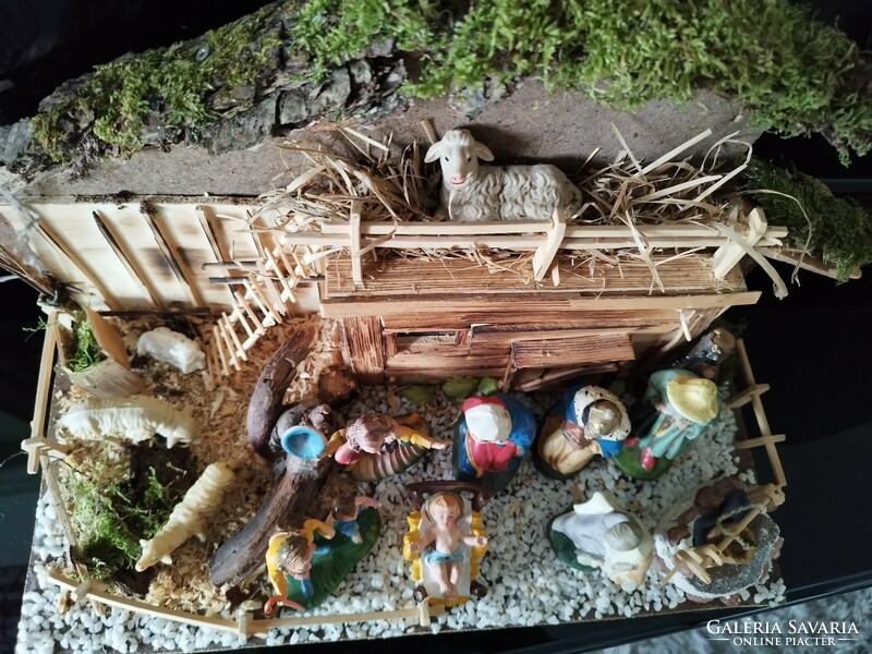 Old nativity scene