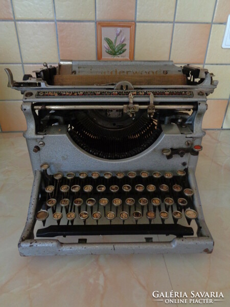 1915-ös Underwood Standard Typewriter No 5.