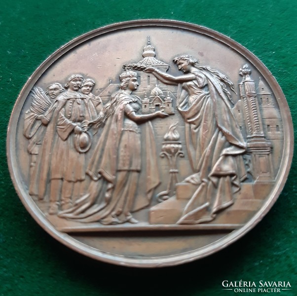 Székesfehérvár national exhibition 1879, bronze medal