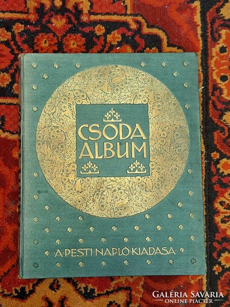 Unikálisan extra gyűjtői! CSODA  ALBUM 1911 A PESTI NAPLÓ ELŐFIZETŐINEK