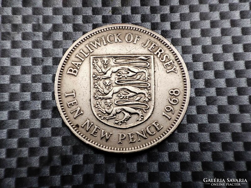 Jersey 5 new pence 1968