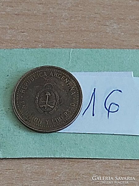 Argentina 10 centavos 2007 aluminum bronze 16