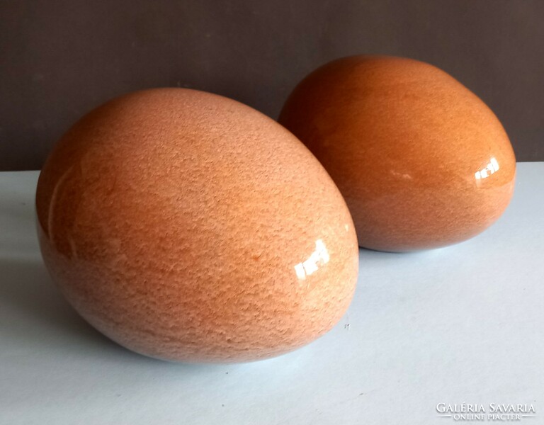 Huge Italian modernist ceramic egg negotiable design