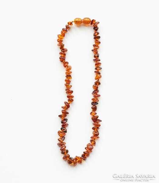 Amber baby necklace - natural amber pieces