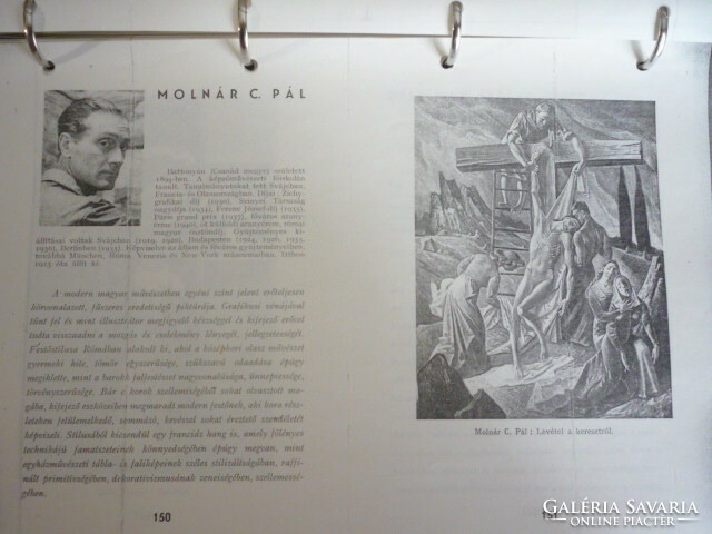 Dr. Zoltán Pipics: 100 Hungarian painters. Published by the Szent István troupe. 1943. Copy!
