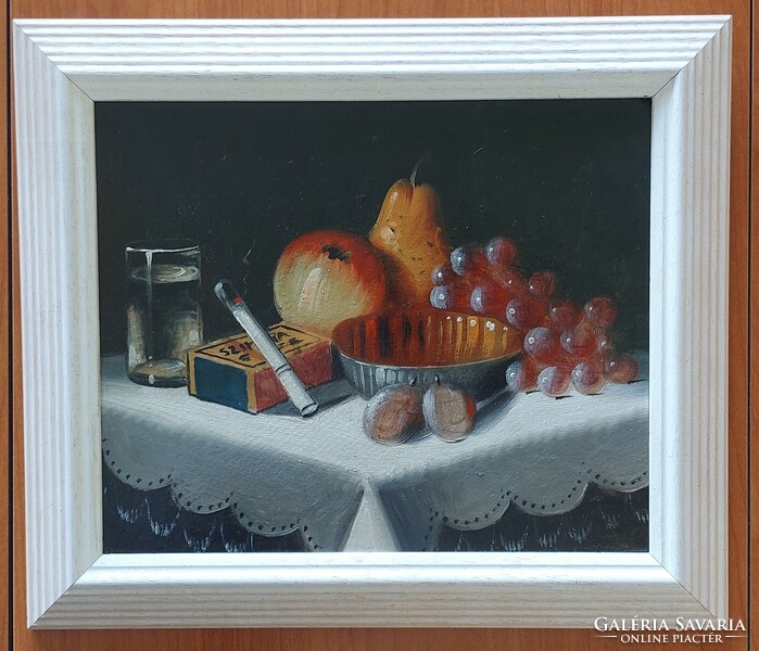 Unknown early 20th century painter: still life with fruits