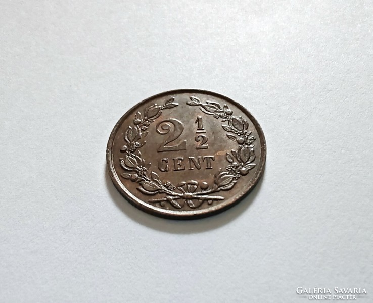 Netherlands 2 1/2 cents 1880