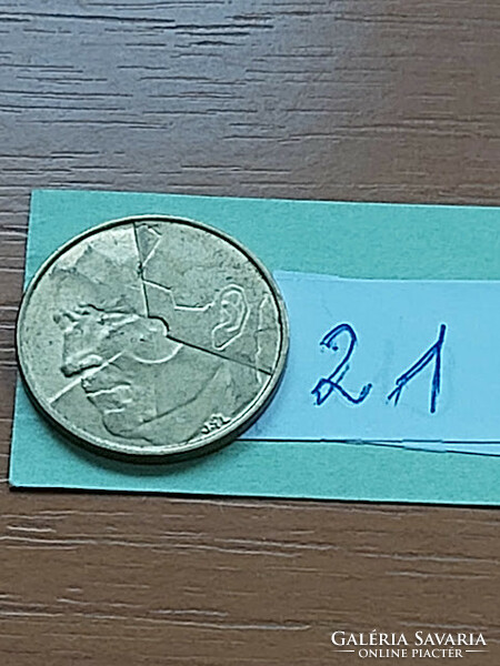 Belgium belgique 5 francs 1988 nickel-bronze, i. King Baudouin 21
